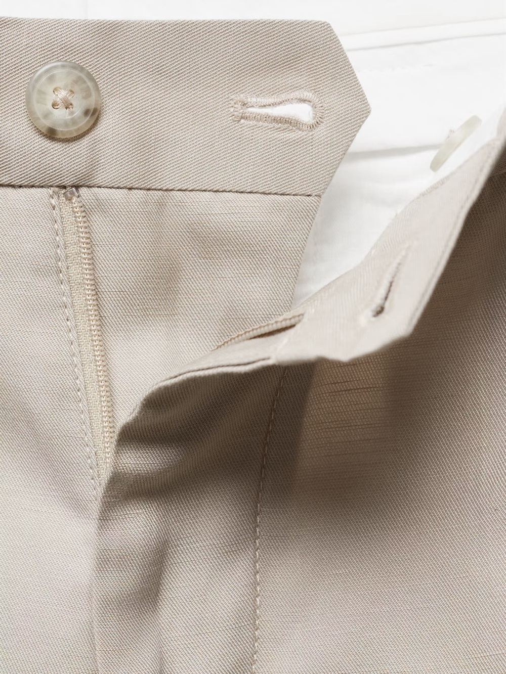 Mango Men’s Linen-Blend Pleated Pants - Picture 5 of 16